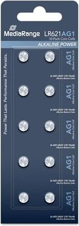 MediaRange Premium Alkaline LR60/LR621, 10er-Pack