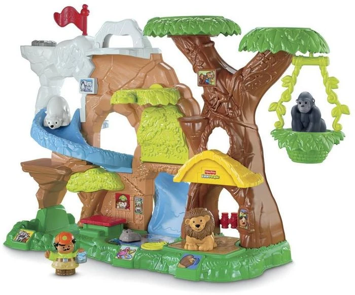 Mattel Fisher-Price - Little People - Zoo mit Tiererkennungsfunktion