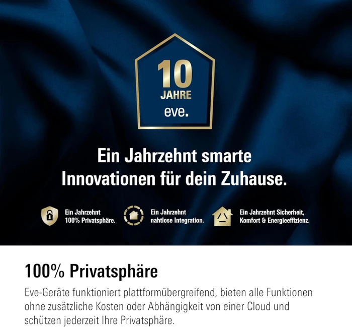 Eve Thermo 2025 (5. Generation/Matter) Heizkörperthermostat, Heizungssteuerung, 2er-Pack