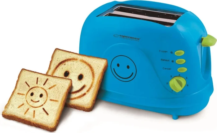 Esperanza Smiley Toaster blau