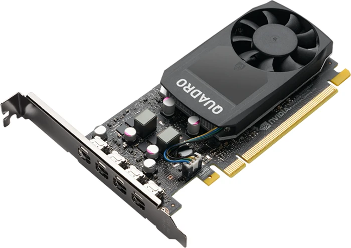 PNY Quadro P1000 V2, 4GB GDDR5, 4x mDP