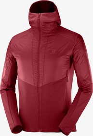 Salomon Outline Warm Hooded Jacke biking red (Herren)