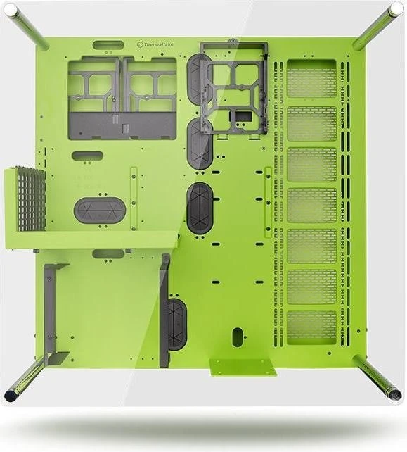 Thermaltake Core P5 grün, Acrylfenster