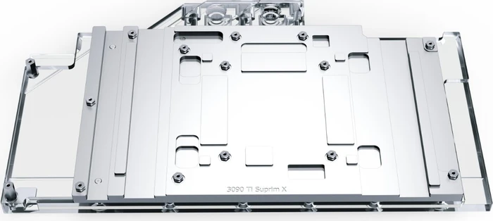 Alphacool Eisblock Aurora Acryl GPX-N RTX 3090 Ti Suprim X mit Backplate