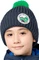 Jack Wolfskin Pompom Badge Beanie midnight sky (Junior) Vorschaubild