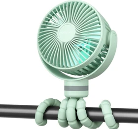 Momcozy Handventilator/Kinderwagenventilator grün