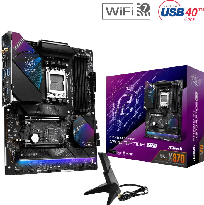 ASRock Phantom Gaming X870 Riptide WiFi (AMD AM5)