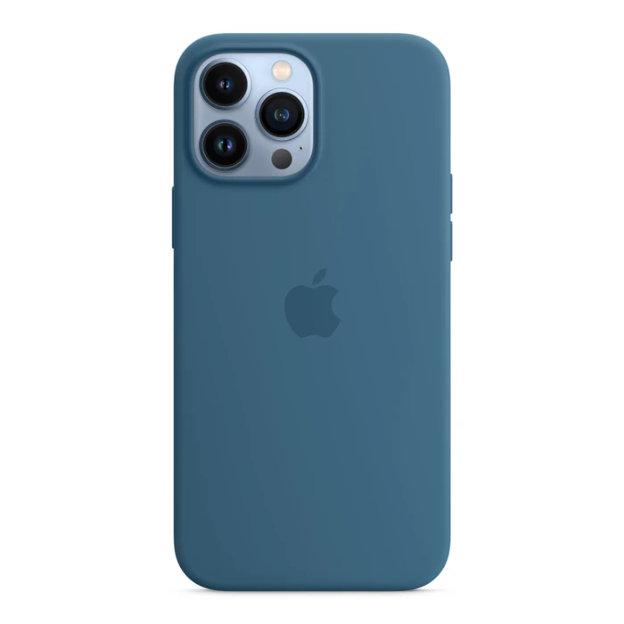 Apple Silikon Case mit MagSafe für iPhone 13 Pro Max eisblau