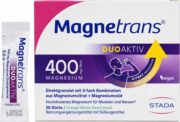Stada Magnetrans duo-aktiv 400mg Direktgranulat Sticks