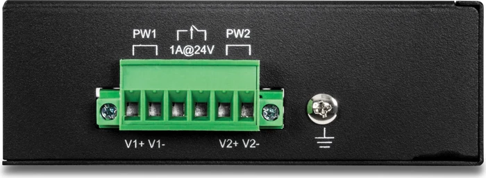 TRENDnet TI Hardened Industrial Railmount Switch, 8x RJ-45, 200W PoE+