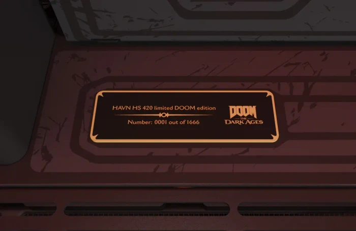HAVN HS 420 DOOM: The Dark Ages Limited Edition, Glasfenster
