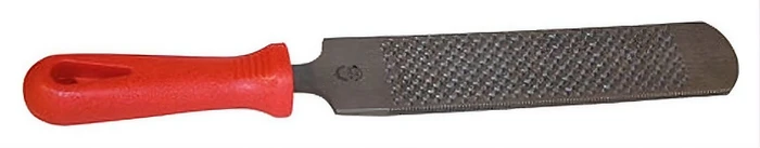 Dick Hufraspel, 30cm, rot