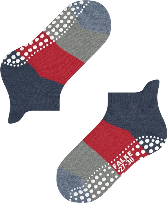 Falke Colour Block Socken dark blue mel. (Junior)