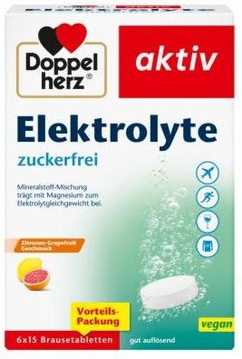 Doppelherz aktiv Elektrolyte zuckerfrei Brausetabletten, 90 Stück