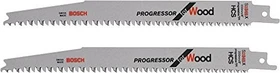 Bosch Professional S2345X Progressor for Wood Säbelsägeblatt, 200x1.25mm, 2 Stück