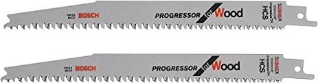 Bosch Professional S2345X Progressor for Wood Säbelsägeblatt, 200x1.25mm, 2 Stück