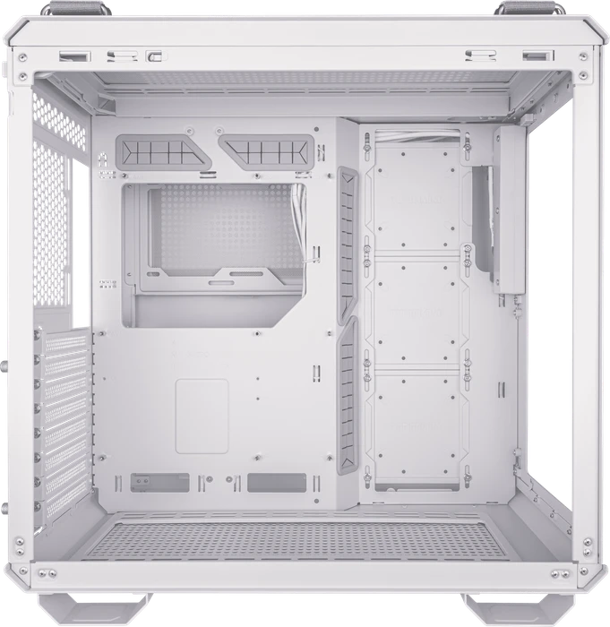 ASUS TUF Gaming GT502 White Edition, Glasfenster