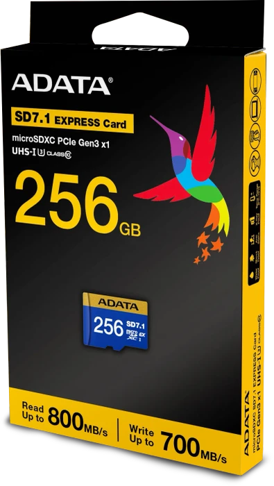 ADATA Premier Extreme R800/W700 256GB, UHS-I U3, Class 10, SD Express EX I