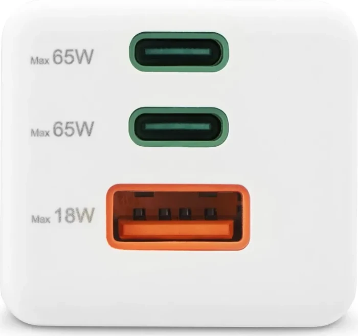Hama Schnellladegerät 2x USB-C1 x USB-A PD 65W weiß