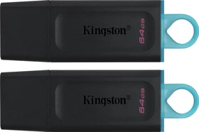 Kingston DataTraveler Exodia 64GB schwarz, USB-A, USB 3.2 Gen 1×1, 2er-Pack