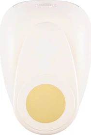 Vaessen Creative Hebel-Motivstanzer Super Jumbo, Kreis, gold/weiß, 77mm