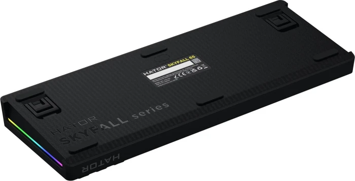 Hator Skyfall 65 Wired, schwarz, LEDs RGB, Aurum Sterling, USB, US