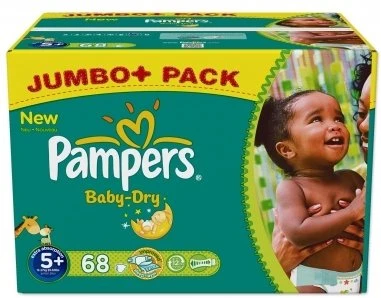 Pampers Baby-Dry Gr.5+ Einwegwindel, 13-27kg