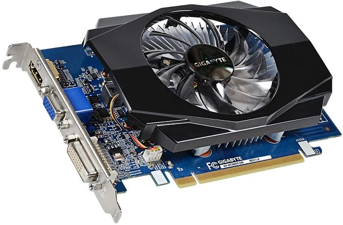 GIGABYTE GeForce GT 730 (Rev. 1.0), 2GB DDR3, VGA, DVI, HDMI