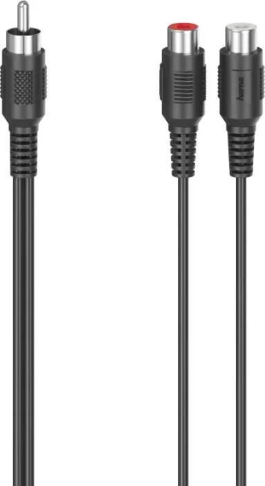 Hama Subwoofer Adapterkabel 1x Cinch [Stecker] auf 2x Cinch [Buchse]