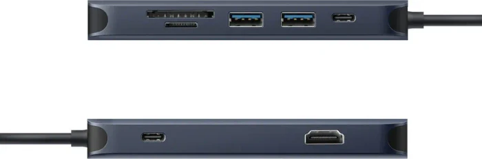 Hyper HyperDrive Next 8-Port USB-C Hub, blau, USB-C 3.1 [Stecker]