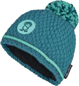 Trollkids Hemsedal Bobble Mütze teal/aqua (Junior)