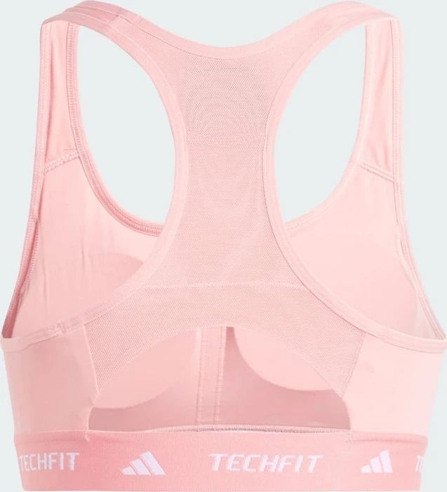 adidas TECHFIT Medium-Support Sport-BH semi pink spark (Damen)