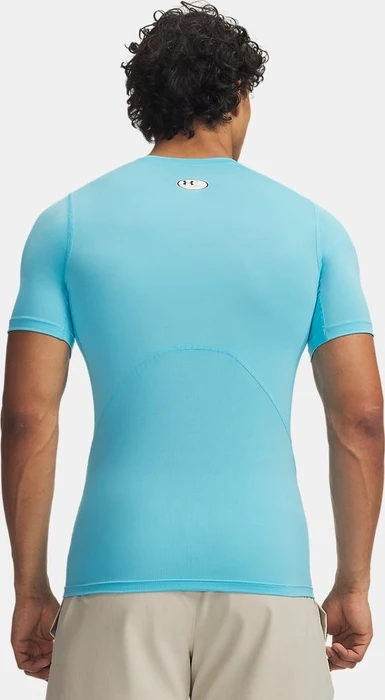 Under Armour HeatGear Armour Funktionsshirt kurzarm fresco blue/white (Herren)