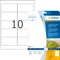 Herma Folienetiketten, 96x50.8mm, wetterfest, transparent, matt, 25 Blatt (250 Etiketten) Vorschaubild