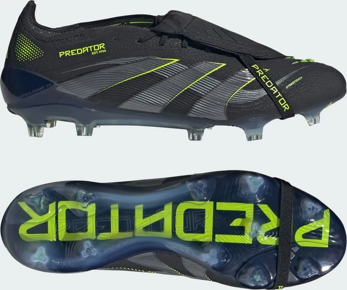 adidas Predator Elite Fold-Over Tongue FG core black/carbon/lucid lemon