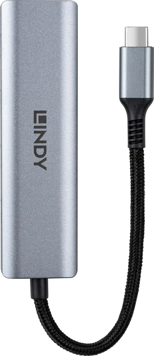 Lindy 4 Port USB-C-Hub, USB-C 3.1 [Stecker]