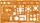 Schneider Standardgraph Architekt-Werkplanschablone II, orange (7301)