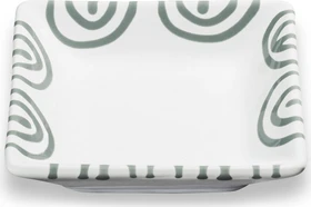 Gmundner Keramik Graugeflammt Snackschale 11x11cm