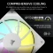 Corsair RS Series RS120 Reverse ARGB, weiß, 120mm, 3er-Pack Vorschaubild