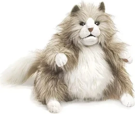 Folkmanis Handpuppe flauschige Katze