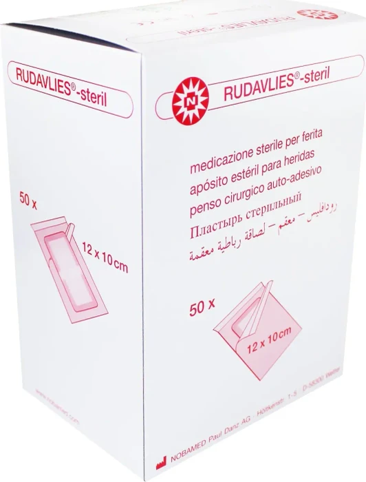 Nobamed Rudavlies steril, 10 x 12cm, 50 Stück