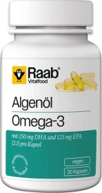 Raab Vitalfood Algenöl Omega-3 Kapseln, 30 Stück
