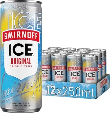Smirnoff Ice Crisp Citrus 12x 250ml