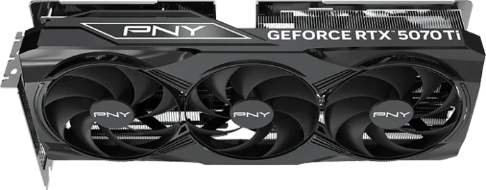 PNY GeForce RTX 5070 Ti Overclocked Triple Fan Plus, 16GB GDDR7, HDMI, 3x DP