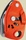 Petzl NEOX halbautomatisches Sicherungsgerät orange (D016AA01)