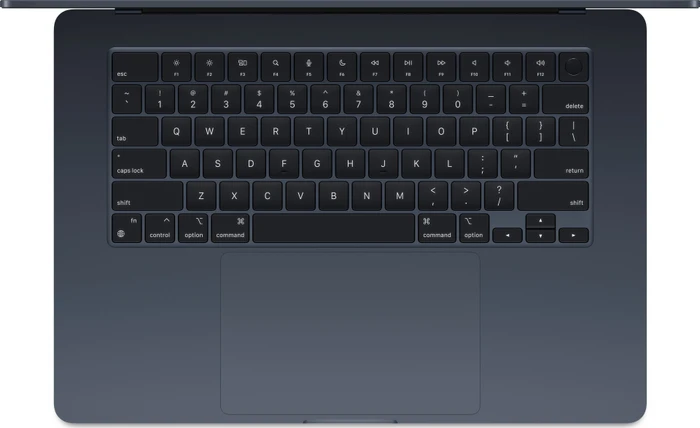 Apple MacBook Air 15", Midnight, M3 - 8 Core CPU / 10 Core GPU, 16GB RAM, 512GB SSD, DE [2024]