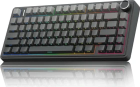 Aula F75 Pro, Gradient Black, LEDs RGB, hot-swap, LEOBOG Reaper, USB/Bluetooth, US