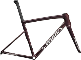 Specialized S-Works Tarmac SL8 Rennrad Rahmenset gloss solidity/red to black pearl/metallic white silver