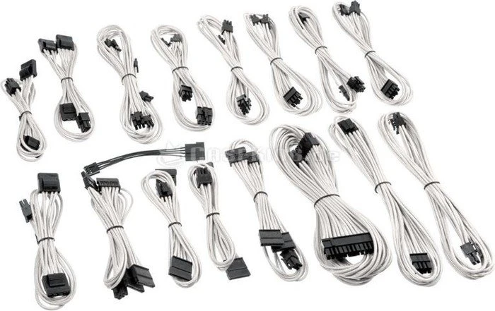 CableMod C-Series ModFlex Full Cable Kit, AXi, HXi, RM, weiß