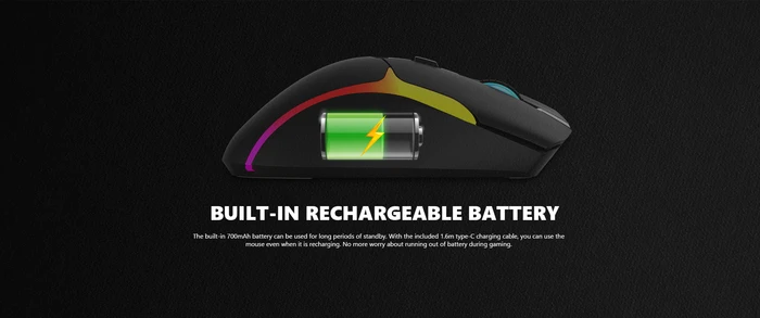 Marvo Scorpion M729W Wireless Gaming Mouse, USB